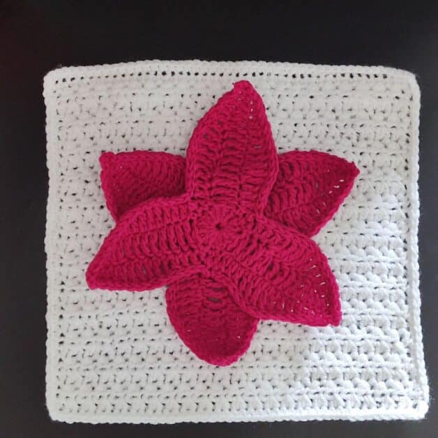Plaid style crochet blanket free pattern