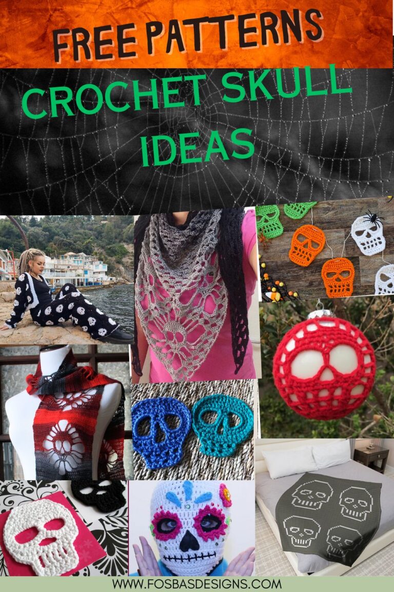 25 Free skull crochet pattern