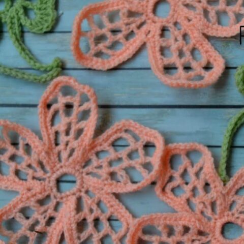 25 free crochet leaf patterns - Fosbas Designs