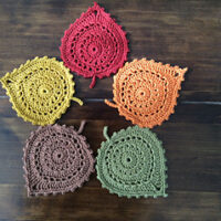 25 free crochet leaf patterns - Fosbas Designs