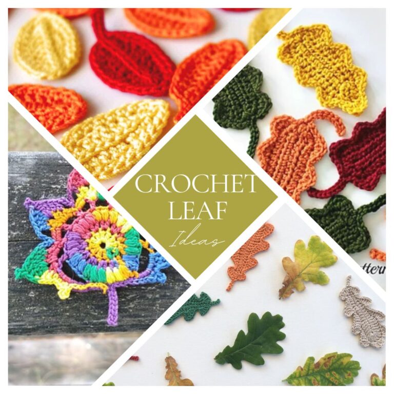 25 free crochet leaf patterns