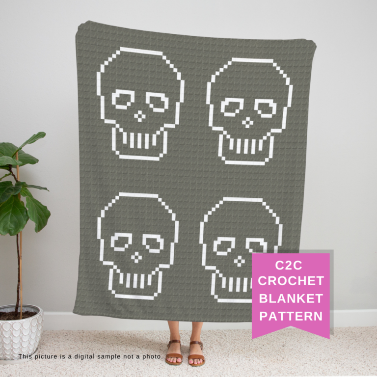 25 Free skull crochet pattern - Fosbas Designs