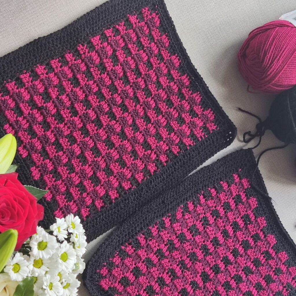 Plaid Crochet Stitch Tutorial