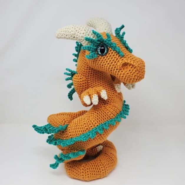 30+ Best Dragon Crochet Patterns - Fosbas Designs