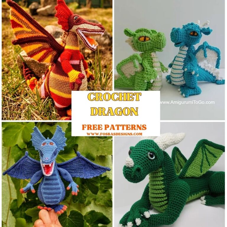 30+ Best Dragon Crochet Patterns