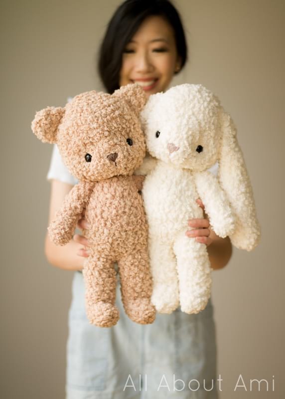 Crochet teddy bear made  using Teddy Bear!