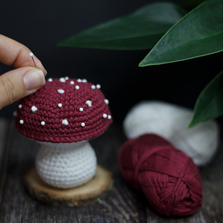How to Crochet a Mushroom + Free Pattern - Sarah Maker