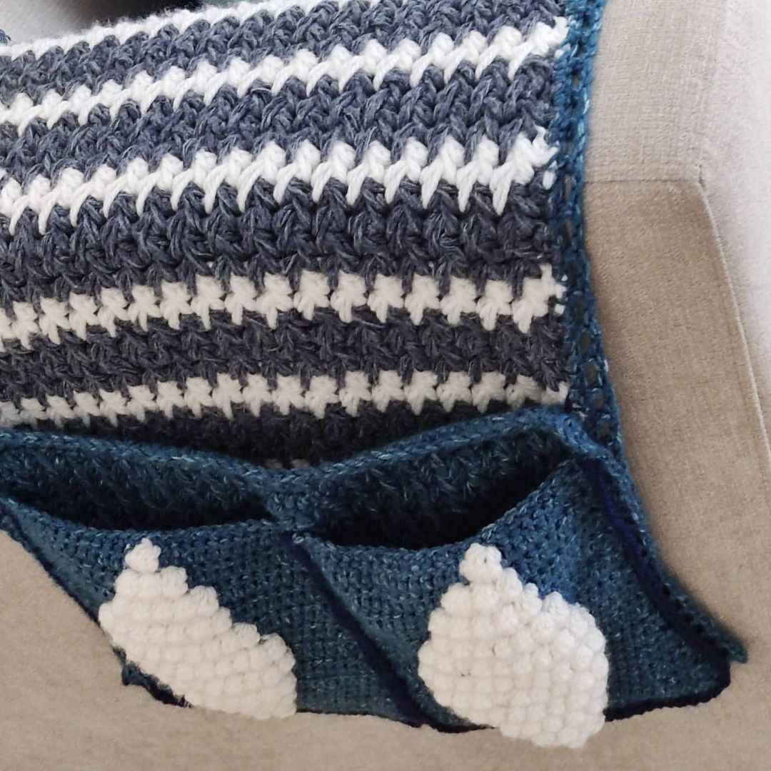 Practical Crochet Armchair Caddy Free Pattern Fosbas Designs