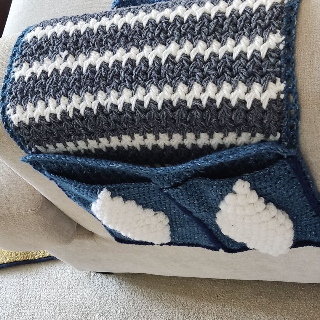 Practical Crochet Armchair Caddy Free Pattern Fosbas Designs