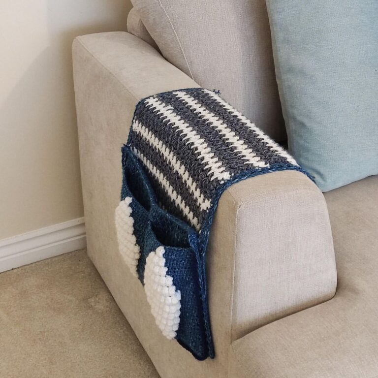Easy crochet arm caddy crochet pattern