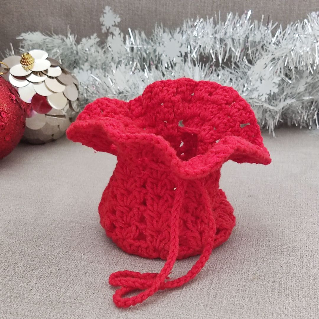 Crochet Gift Bag Pattern Free