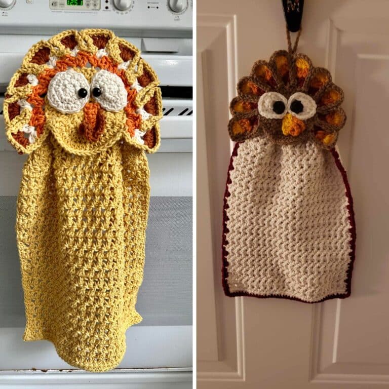 Turkey Crochet Kitchen Towel Free Pattern