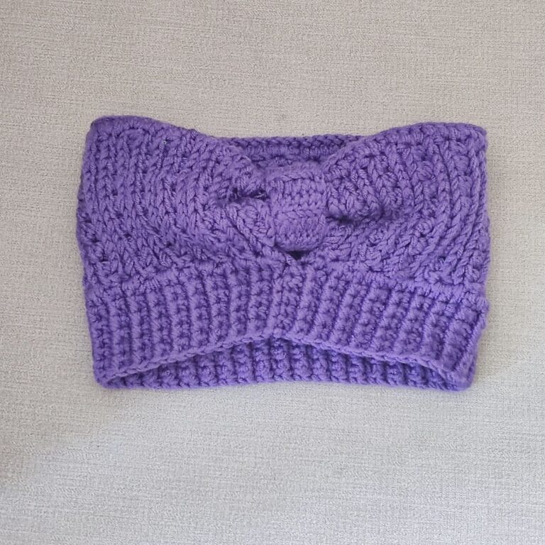 Simple Crochet Ribbed Headband Pattern