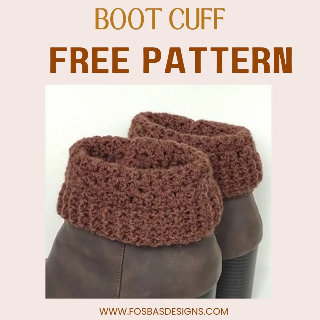 Easy boot cuff pattern for Winter  