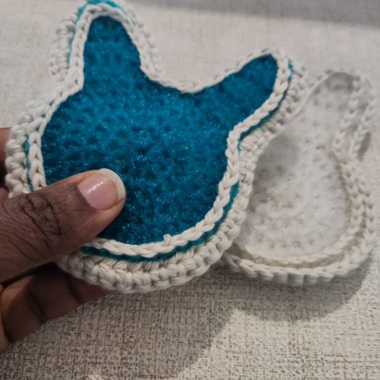 Bunny Reusable Crochet Scrubbie Pattern