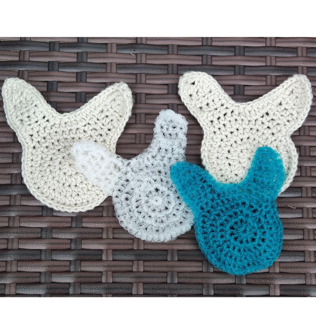 Bunny Reusable Crochet Scrubbie Pattern
