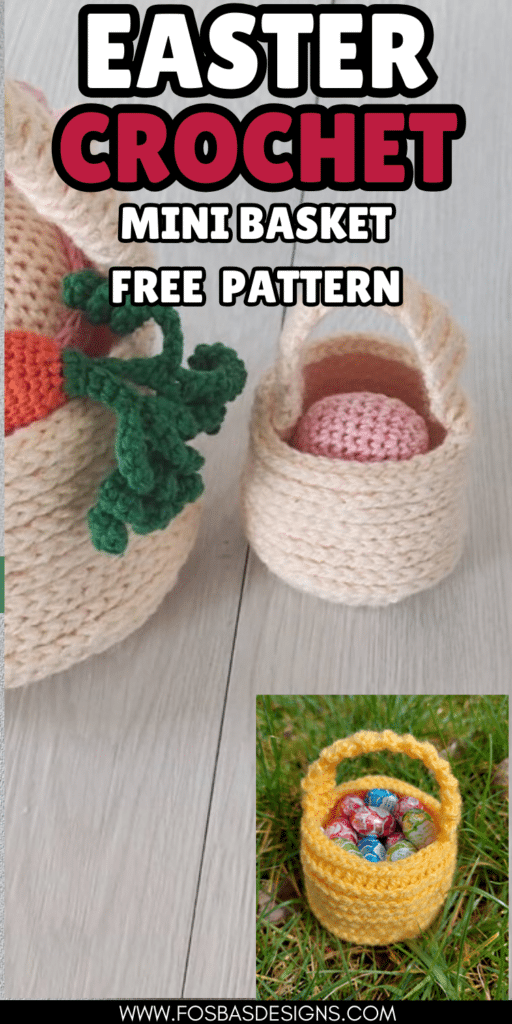 Crochet mini Basket pattern