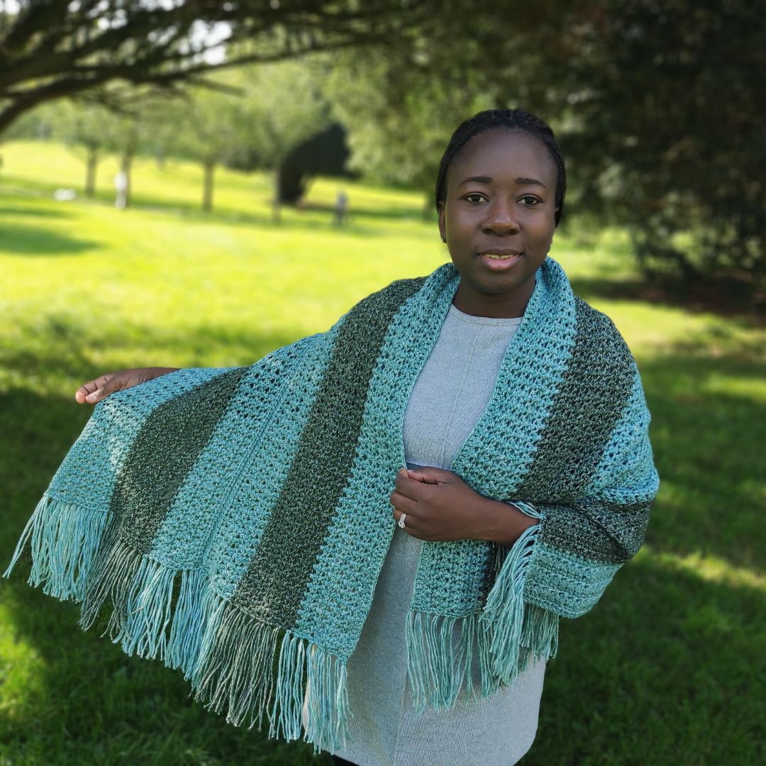 Simple crochet scarf pattern free