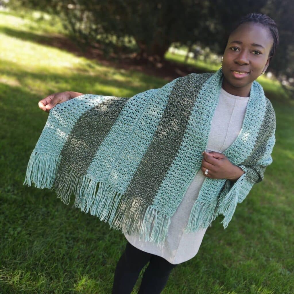 Simple crochet scarf pattern free