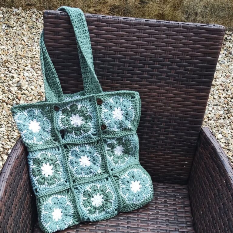 Crochet African Flower Bag Pattern Free