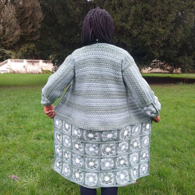 The Crochet Cardigan that can be converted into a bag! - Fosbas Designs