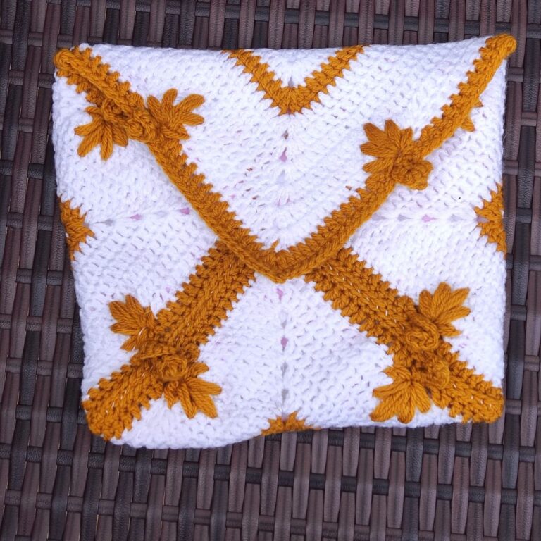 How to crochet envelope bag Pattern