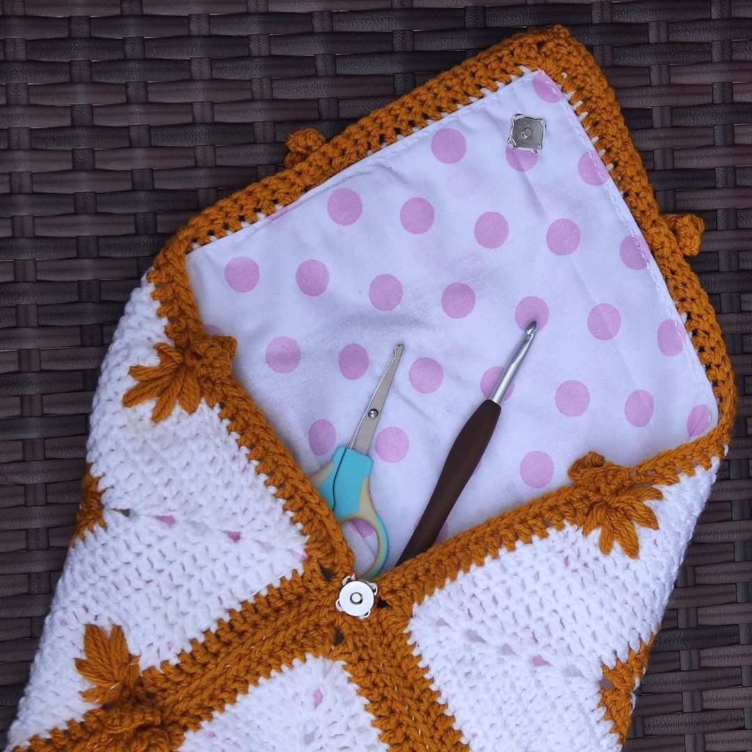 How to crochet envelope bag Pattern Free