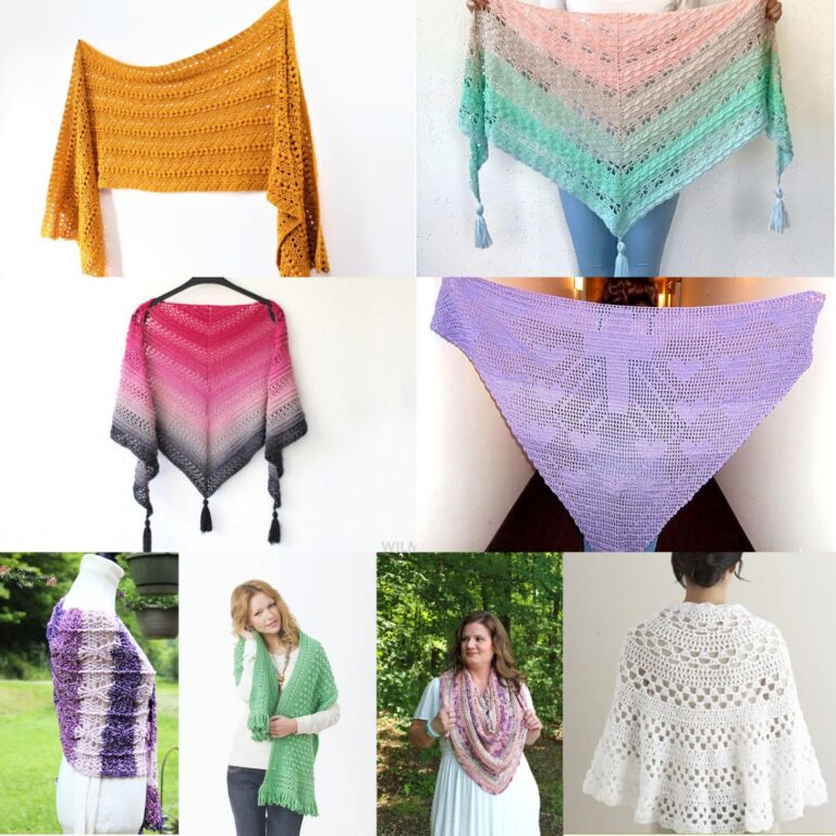 60 Plus Easy crochet prayer shawl patterns