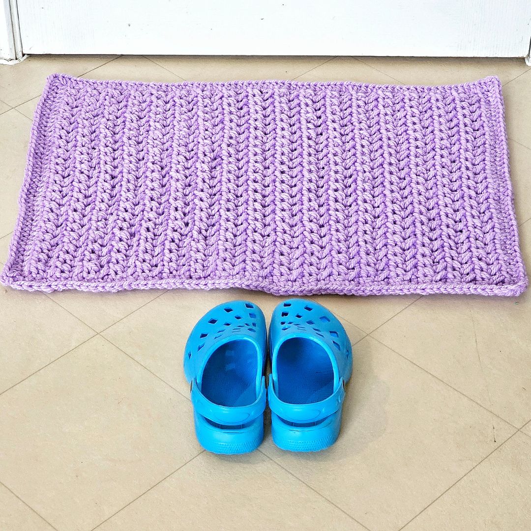 Easy Doormat - Free Crochet Pattern