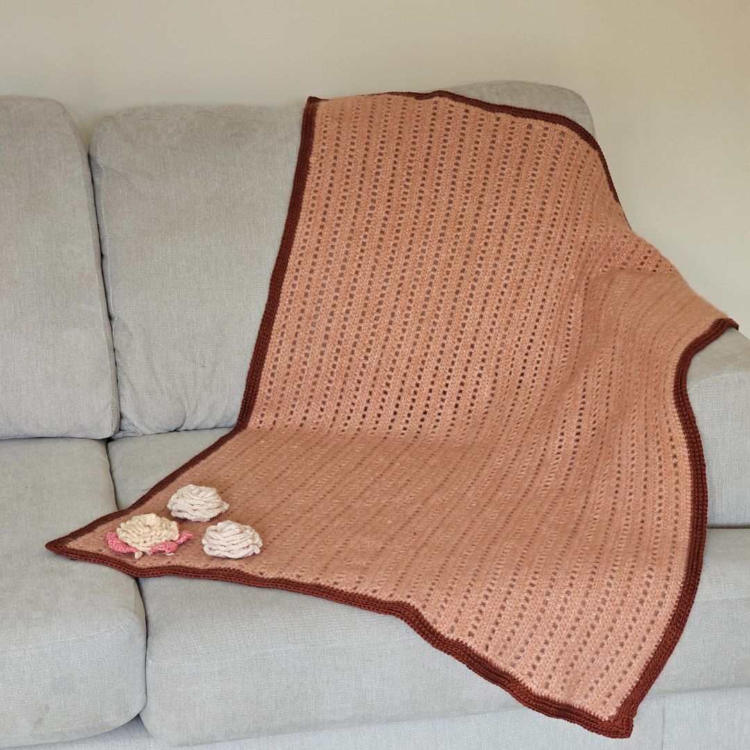 Super easy crochet baby blanket pattern for beginners