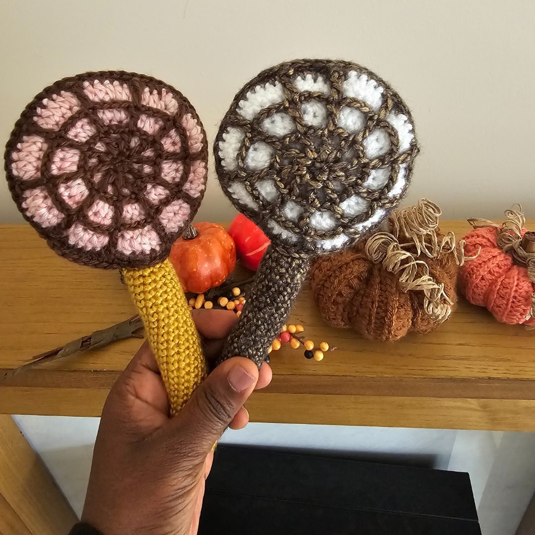 crochet lollipop Free for Halloween decorations