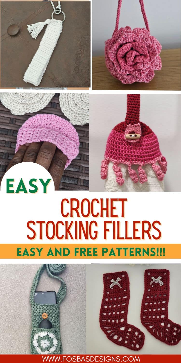 Easy crochet stocking fillers project ideas