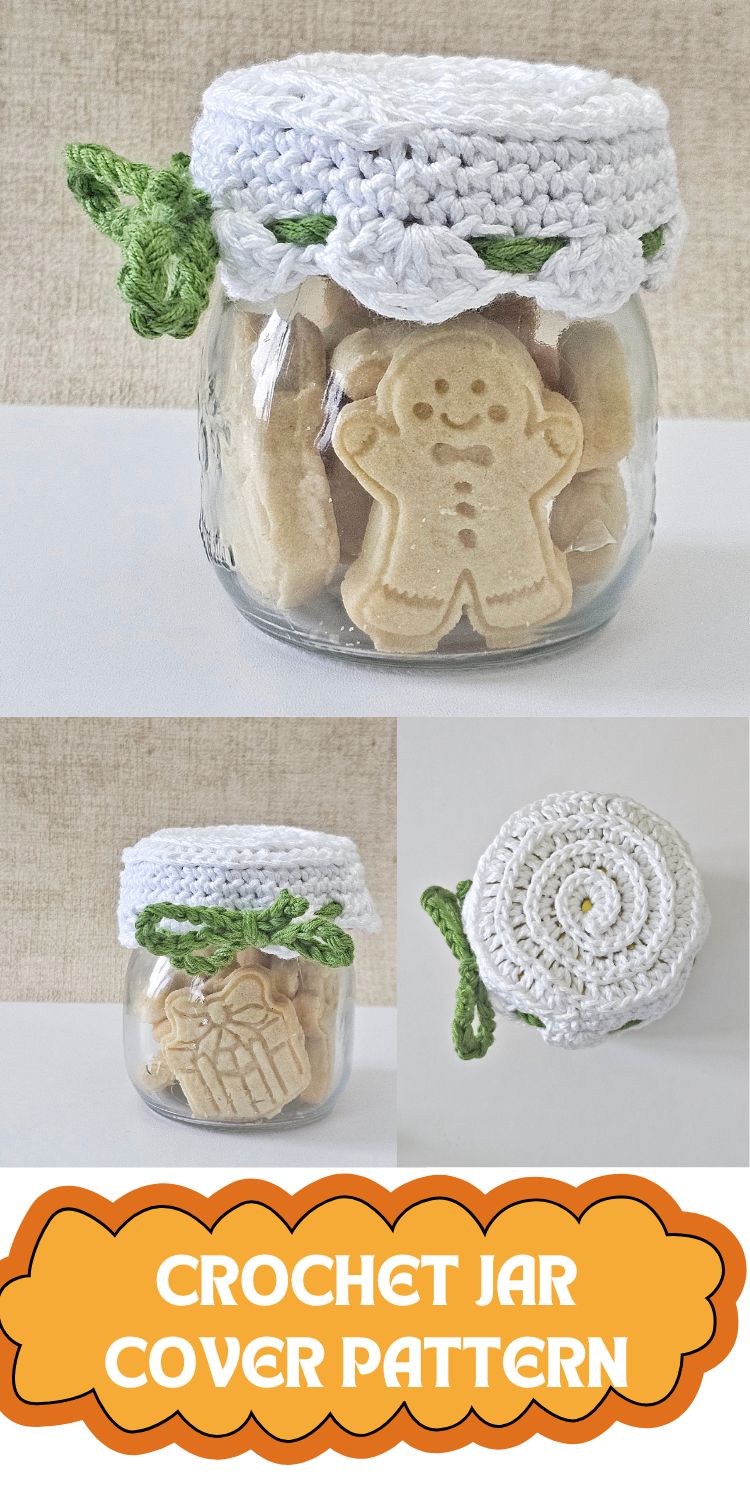 Crochet Jar Lid Covers Free Pattern - Fosbas Designs