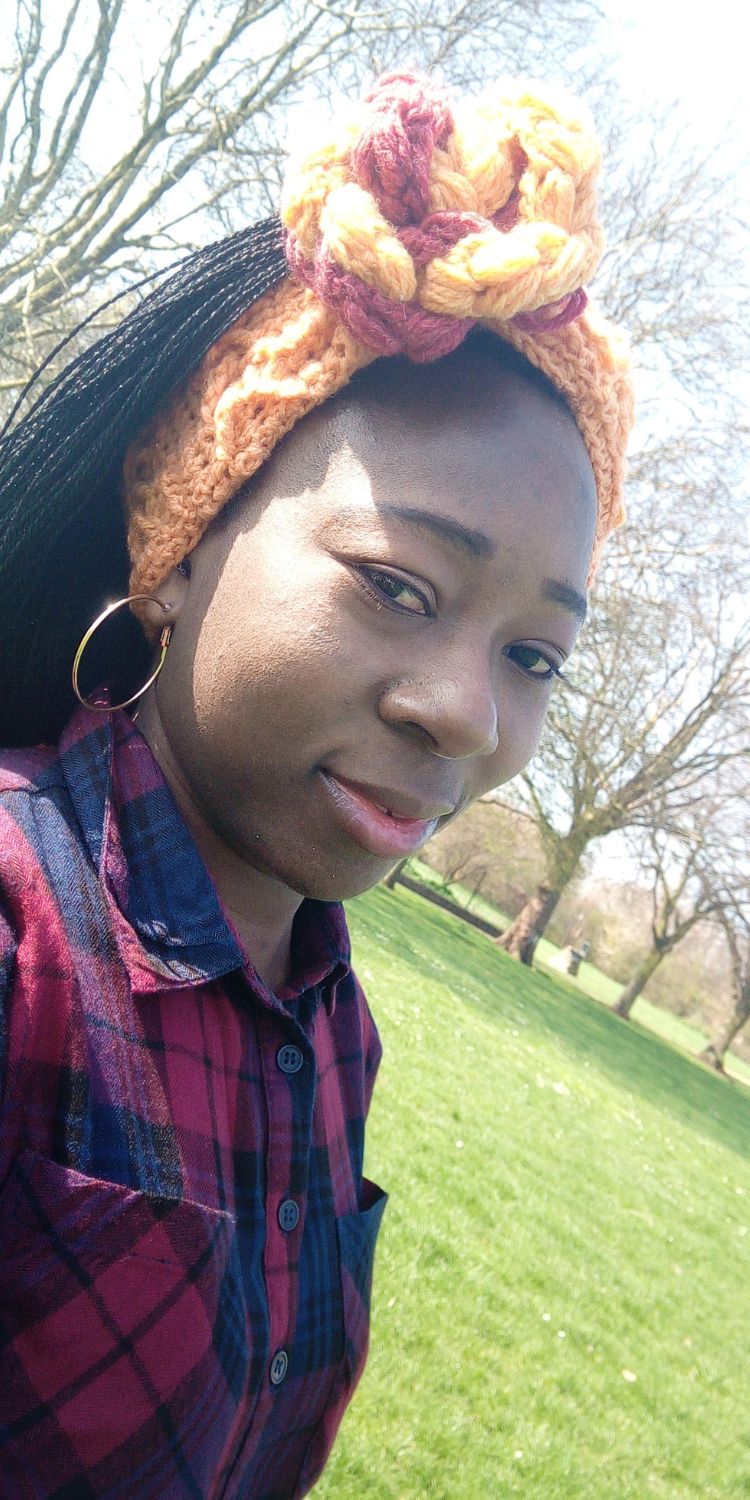 Crochet turban headband free pattern