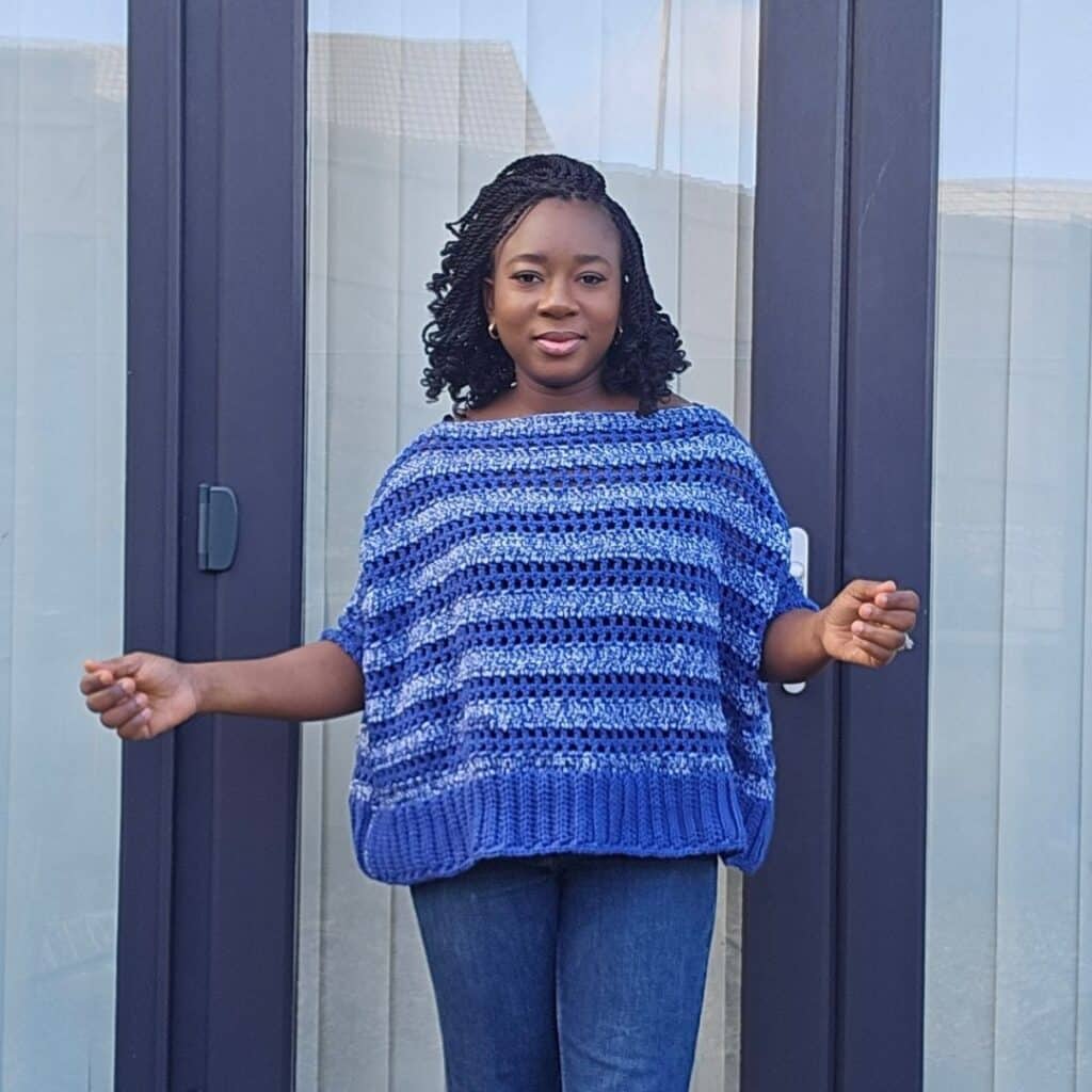 Vanna's Swancho Crochet Cardigan Free PATTERN