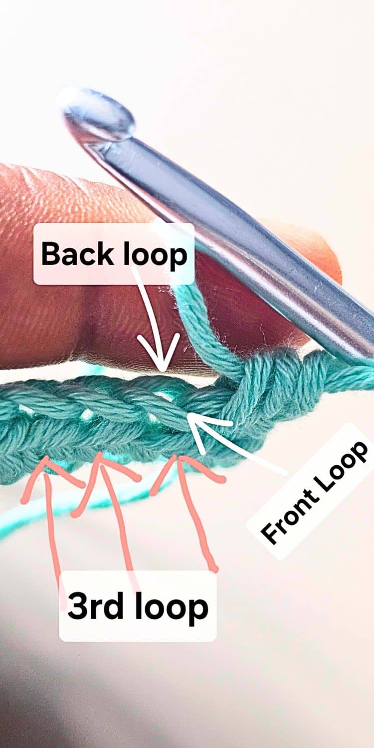 How to Half Double Crochet in the 3rd Loop – Easy Tutorial - Fosbas Designs