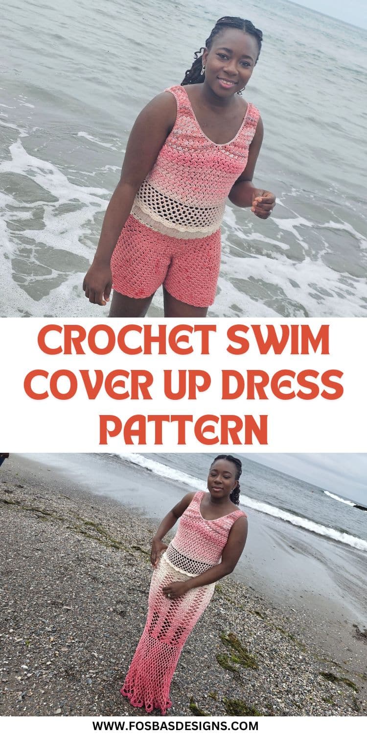 swim dress pattern Candi Square Neck Swim Dress Sewing Pattern