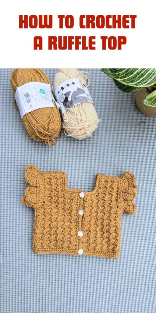 Toasted Marshmallow Crochet Top for Kids