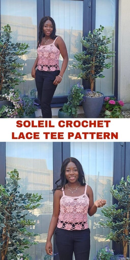 Soleil Crochet Lace Tee Pattern