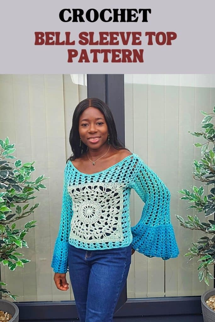 Crochet Bell Sleeve Top Pattern