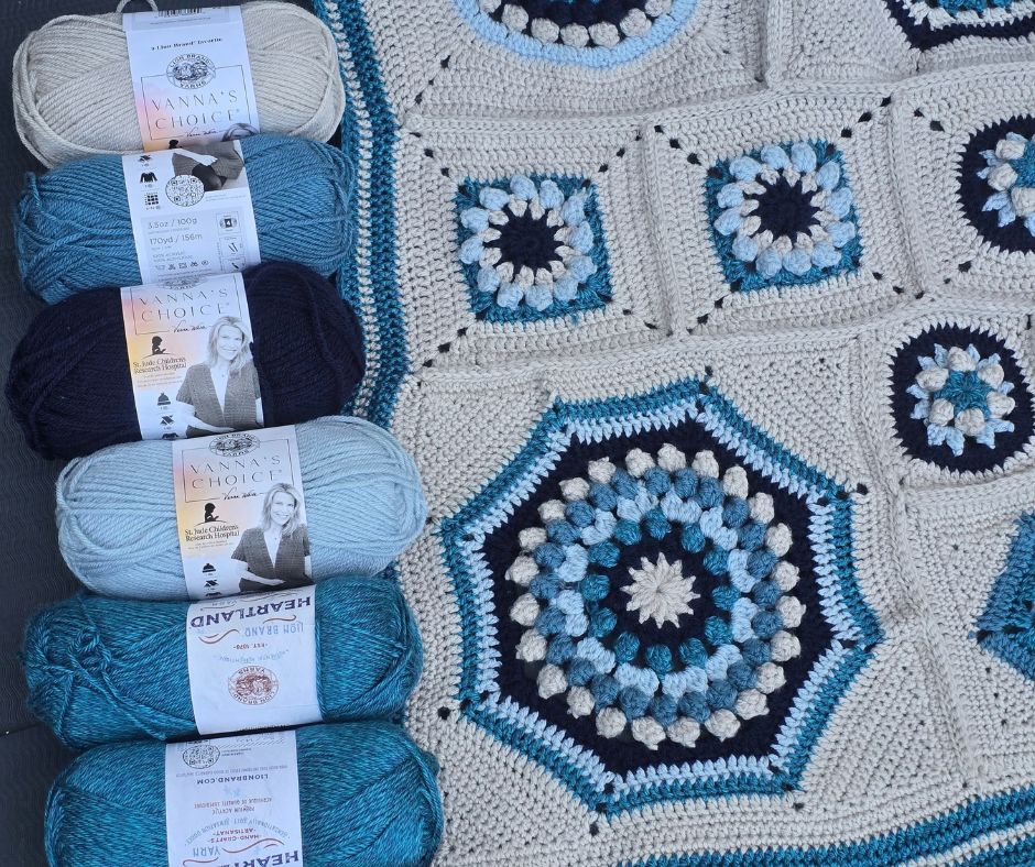 Frosted Window Blanket Crochet Pattern: A Statement Motif Blanket for Winter