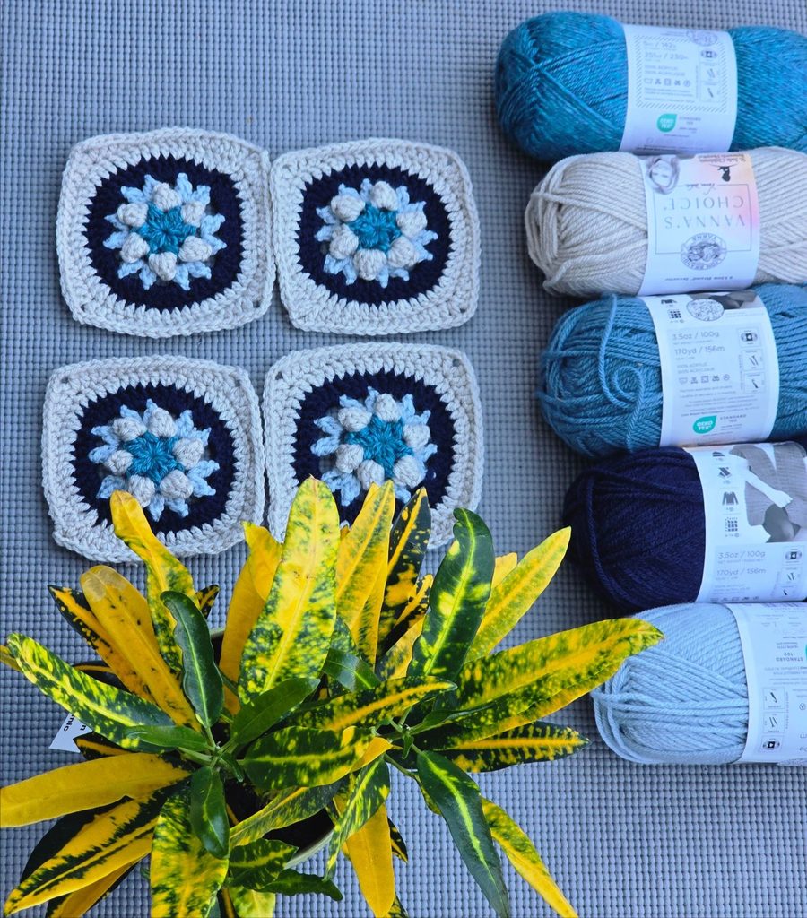 Frosted window blanket made in different motifs