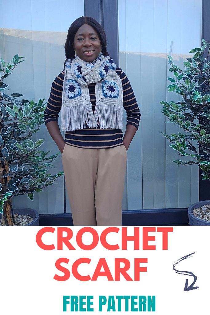 Frosted Windows Scarf Crochet Pattern