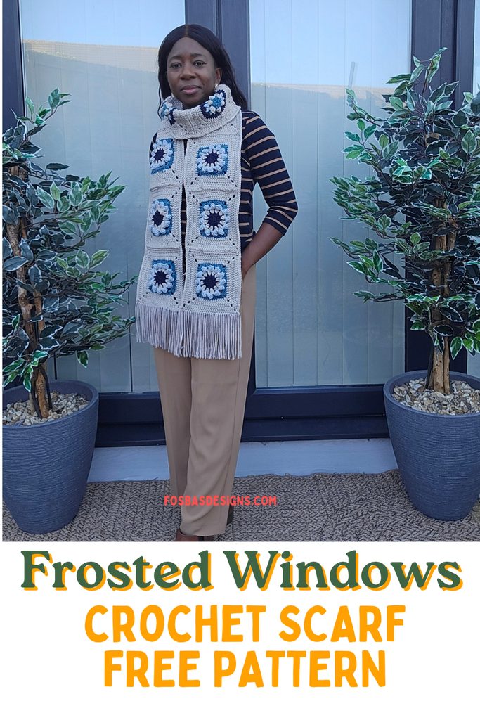 Frosted Windows Scarf Crochet Pattern