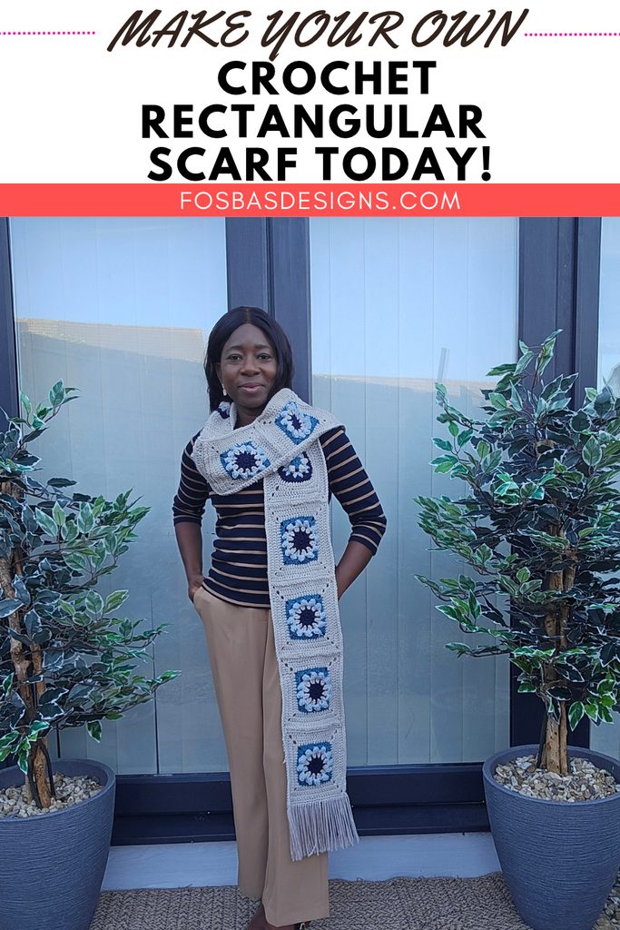 Frosted Windows Scarf Crochet Pattern