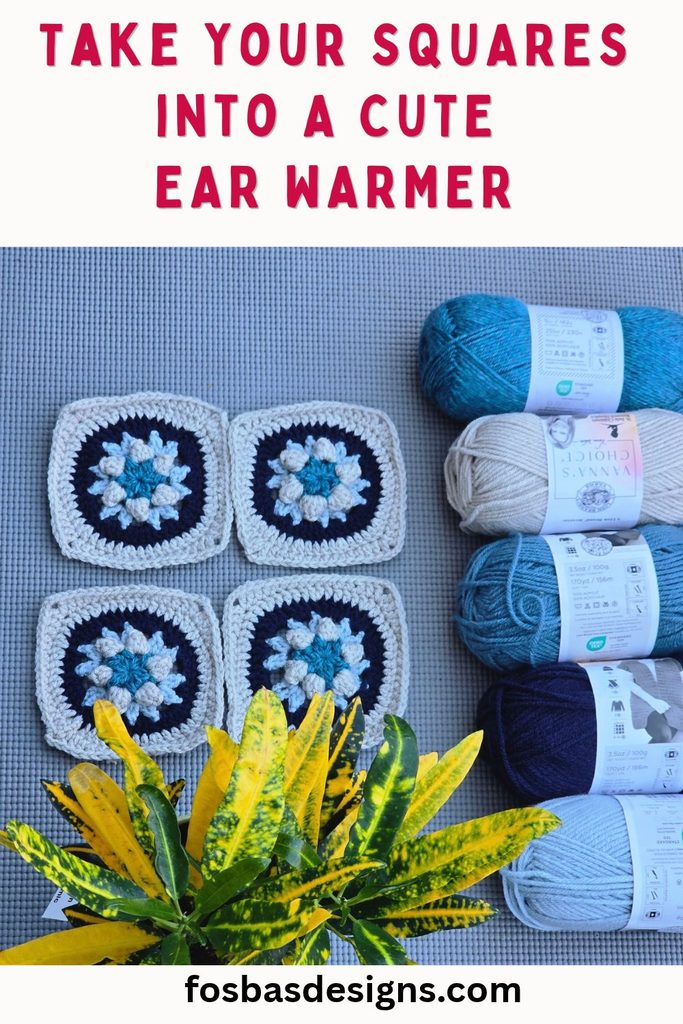 Frosted Window Crochet Ear Warmer Free Pattern